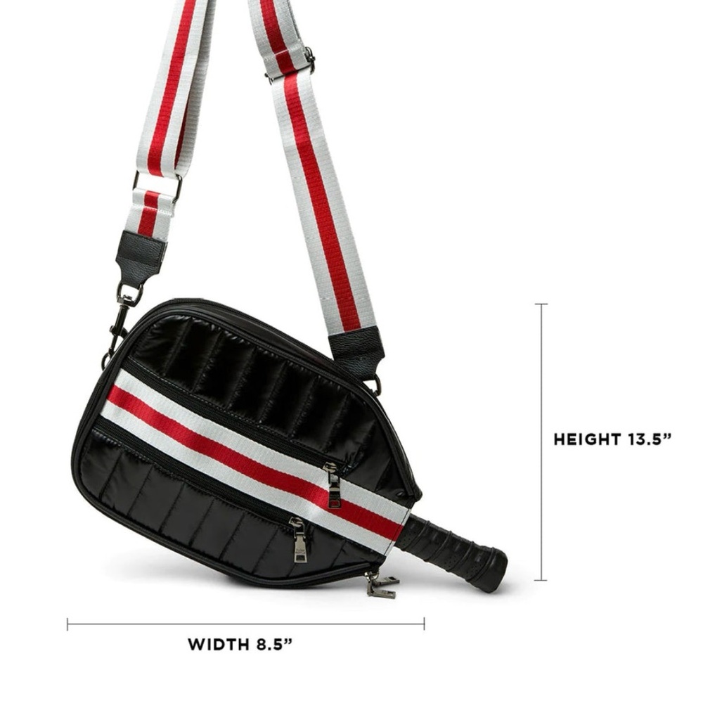 Think Royln Black Pickleball Paddle Cover with Strap - Picture 8 of 9